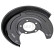 Splash Panel, brake disc