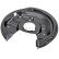 Splash Panel, brake disc