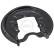 Splash Panel, brake disc