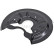 Splash Panel, brake disc