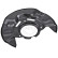 Splash Panel, brake disc