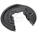 Splash Panel, brake disc