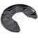 Splash Panel, brake disc