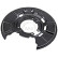 Splash Panel, brake disc