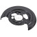 Splash Panel, brake disc