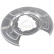 Splash Panel, brake disc
