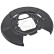 Splash Panel, brake disc