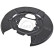 Splash Panel, brake disc