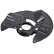 Splash Panel, brake disc
