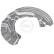 Splash Panel, brake disc