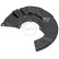 Splash Panel, brake disc