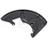 Splash Panel, brake disc