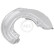Splash Panel, brake disc