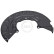 Splash Panel, brake disc