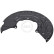 Splash Panel, brake disc