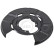 Splash Panel, brake disc
