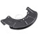 Splash Panel, brake disc