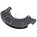 Splash Panel, brake disc