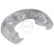 Splash Panel, brake disc