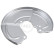 Splash Panel, brake disc