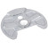 Splash Panel, brake disc