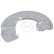 Splash Panel, brake disc