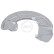 Splash Panel, brake disc