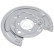 Splash Panel, brake disc