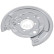 Splash Panel, brake disc