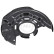 Splash Panel, brake disc
