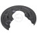Splash Panel, brake disc