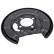 Splash Panel, brake disc