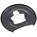 Splash Panel, brake disc