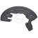 Splash Panel, brake disc