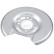Splash Panel, brake disc