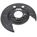 Splash Panel, brake disc