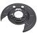 Splash Panel, brake disc