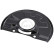 Splash Panel, brake disc