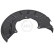 Splash Panel, brake disc