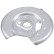 Splash Panel, brake disc