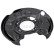 Splash Panel, brake disc