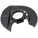 Splash Panel, brake disc