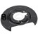 Splash Panel, brake disc