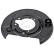 Splash Panel, brake disc