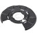 Splash Panel, brake disc