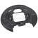 Splash Panel, brake disc