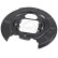 Splash Panel, brake disc