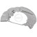Splash Panel, brake disc