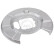 Splash Panel, brake disc