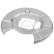 Splash Panel, brake disc
